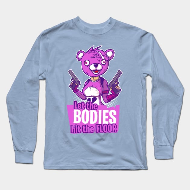 Let the Bodies Hit the Floor Long Sleeve T-Shirt by AndreusD